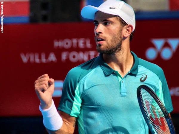 Borna Coric sabet kemenangan pertama di Tokyo