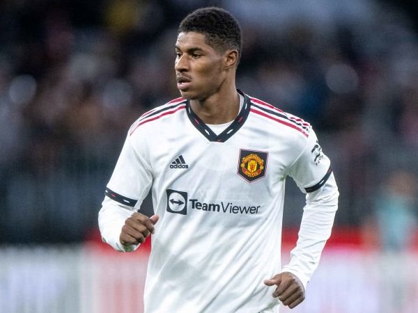 Penyerang Manchester United, Marcus Rashford.