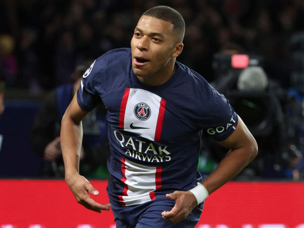 Penyerang Paris Saint-Germain, Kylian Mbappe.