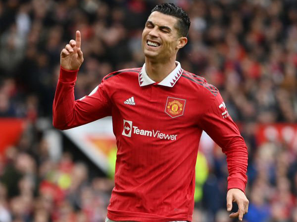 Penyerang Manchester United, Cristiano Ronaldo.