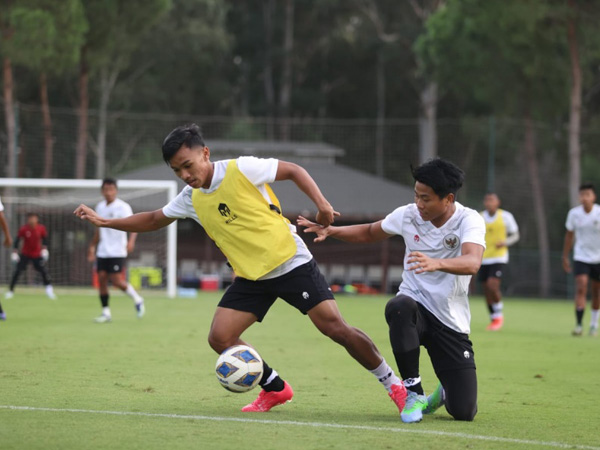 Latihan skuat timnas Indonesia U-20 di Turki