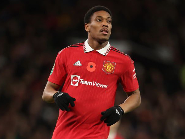 Penyerang Manchester United, Anthony Martial.