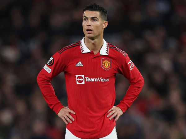 Penyerang Manchester United, Cristiano Ronaldo.