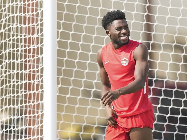 Alphonso Davies is doubtful for the opener between Canada and Belgium