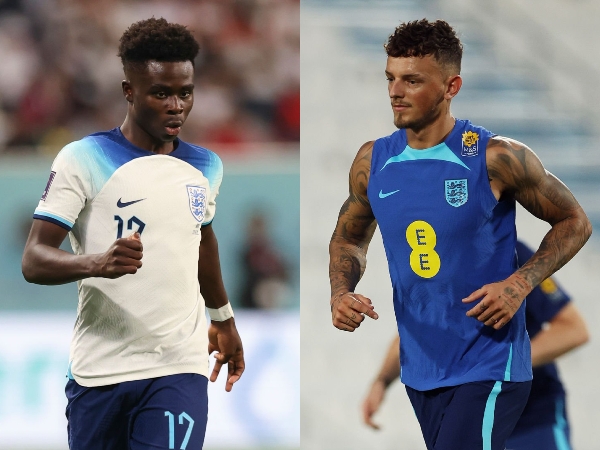 Duo Arsenal, Bukayo Saka dan Ben White, membela Inggris di Piala Dunia 2022