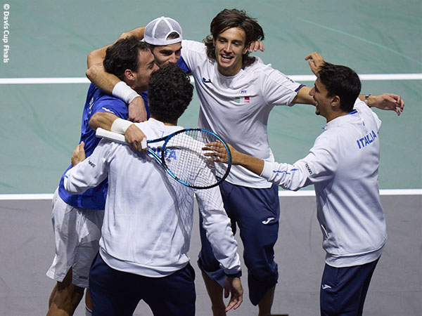 Hasil Davis Cup: Italia singkirkan AS demi melangkah ke semifinal