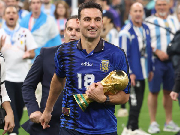 Pelatih timnas Argentina, Lionel Scaloni.