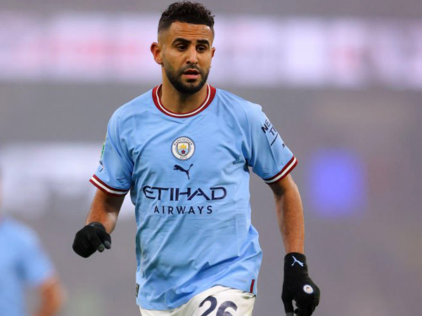 Winger Manchester City, Riyad Mahrez.