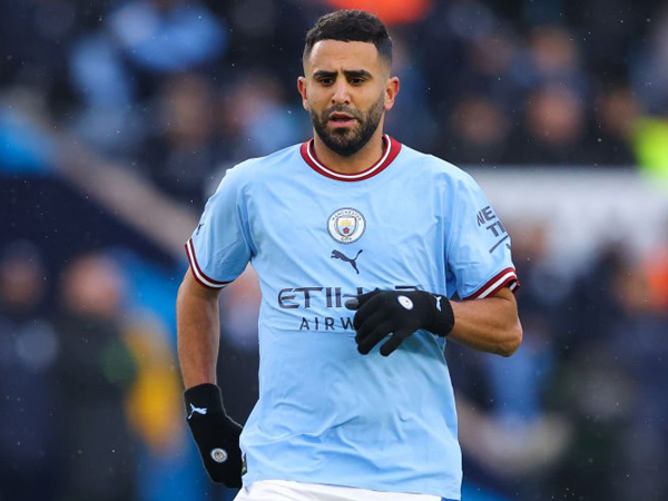 Winger Manchester City, Riyad Mahrez.