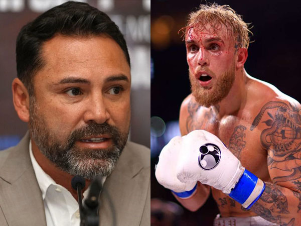 Oscar De La Hoya (kiri) dan Jake Paul (Sumber Foto: DAZN dan Sportkeeda)