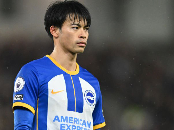 Winger Brighton & Hove Albion, Kaoru Mitoma.