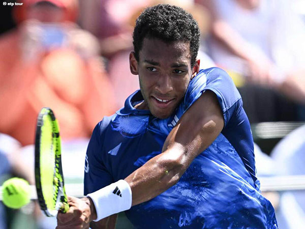 Felix Auger Aliassime defeats Thiago Monteiro in Miami