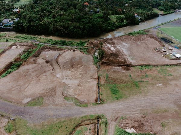 Proses pembangunan Bali United Training Center terus dikebut