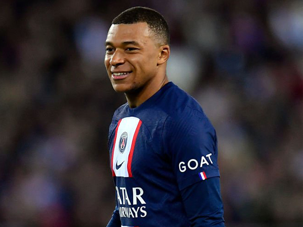 Penyerang Paris Saint-Germain, Kylian Mbappe.