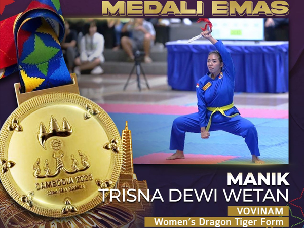 Manik Trisna Dewi Wetan Tambah Medali Emas Indonesia dari Cabor Vovinam