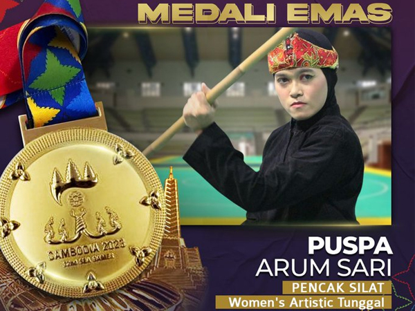 Puspa Arum Sari Tambah Medali Emas Indonesia di SEA Games 2023