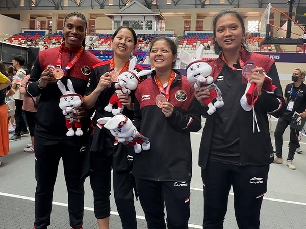 Timnas Basket 3x3 Putri Indonesia. (Foto: Perbasi)