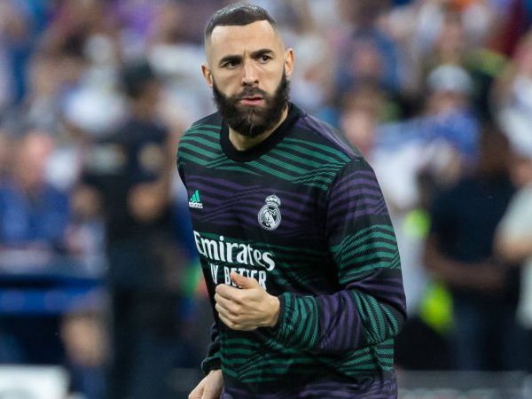 Penyerang Real Madrid, Karim Benzema.