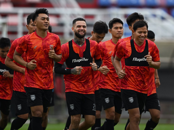 Latihan perdana Borneo FC jelang Liga 1 musim depan