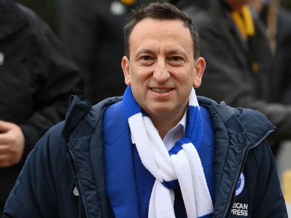 CEO Brighton & Hove Albion, Tony Bloom.