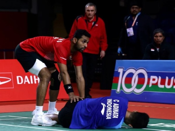 HS Prannoy also feels the sadness of Christian Adinata after suffering an injury