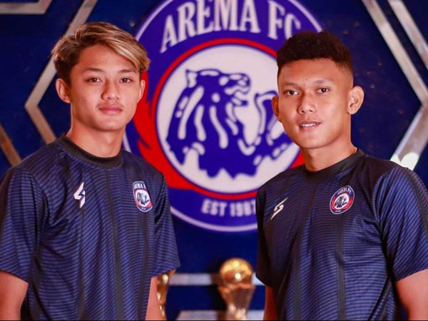 Dua rekruta anyar Arema FC, Achmad Maulan Syarif dan Ginanjar Wahyu