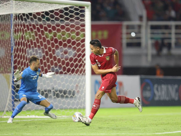 Bek timnas Indonesia, Rizky Ridho di laga kontra Palestina