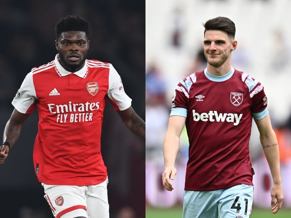 Declan Rice akan bergabung dengan Thomas Partey di Arsenal