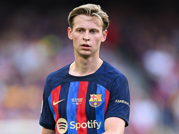 Gelandang Barcelona, Frenkie de Jong.