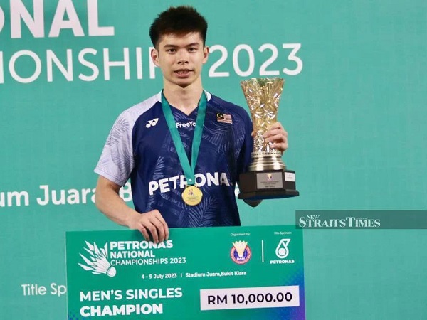 Leong Jun Hao Kampiun Kejuaraan Nasional 2023