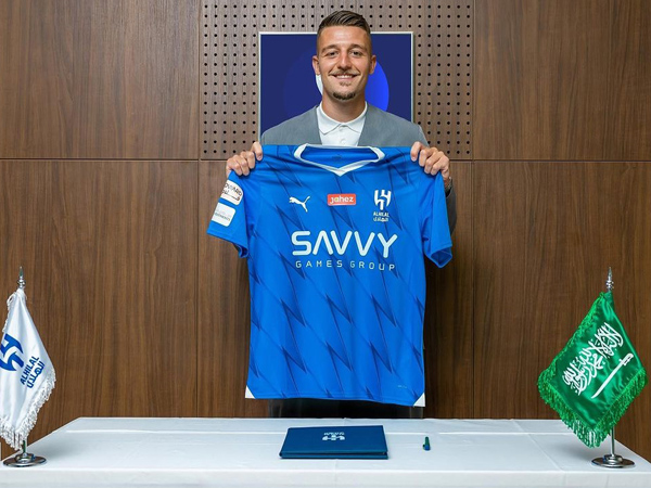 Gelandang Lazio, Sergej Milinkovic-Savic.