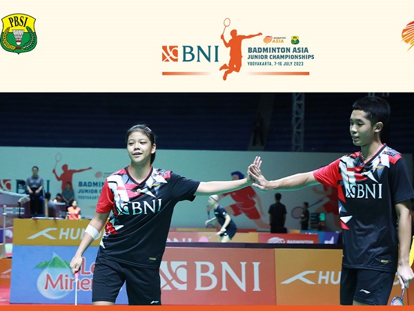 Adrian/Felisha Lolos Perempat Final Kejuaraan Asia Junior 2023