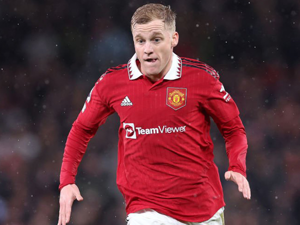 Gelandang Man United, Donny van de Beek.