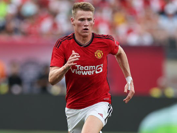 Gelandang Manchester United, Scott McTominay.