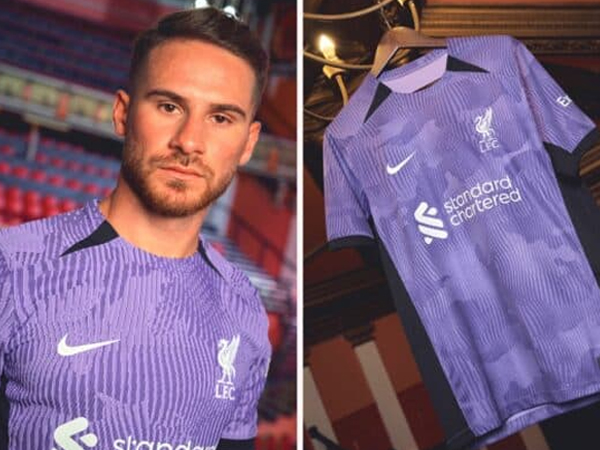 Menggunakan Warna Utama Ungu, Liverpool Rilis Jersey Ketiga Musim 2023/24