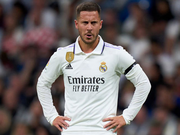 Eks gelandang Real Madrid, Eden Hazard.