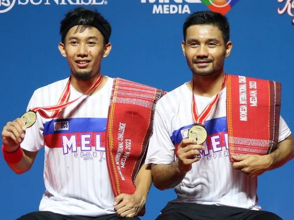 Berry/Rian Juara Indonesia International Challenge 2023