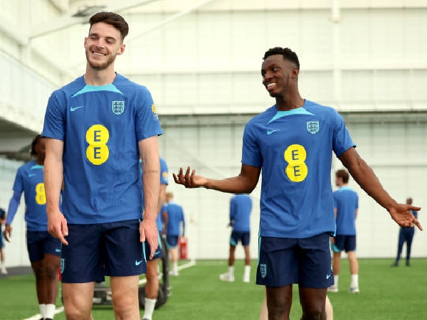 Declan Rice dan Eddie Nketiah