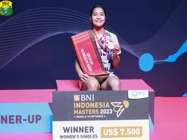 Ester Nurumi Kampiun Tunggal Putri Indonesia Masters 2023