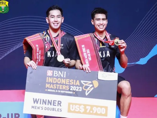 Kalahkan Jepang, Sabar / Reza Juara Indonesia Masters 2023