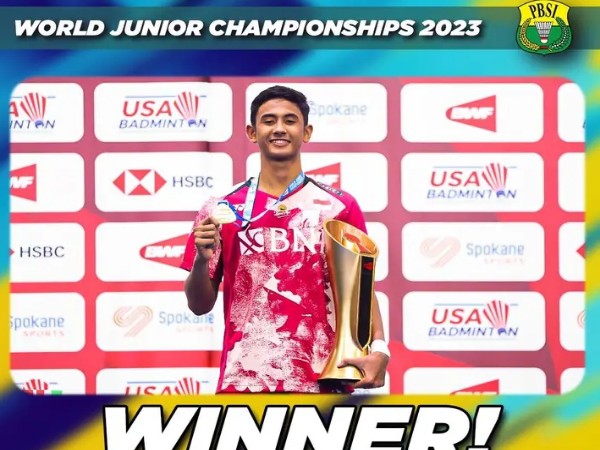 Alwi Farhan Cetak Sejarah Tunggal Putra Pertama Indonesia Juara Dunia Junior