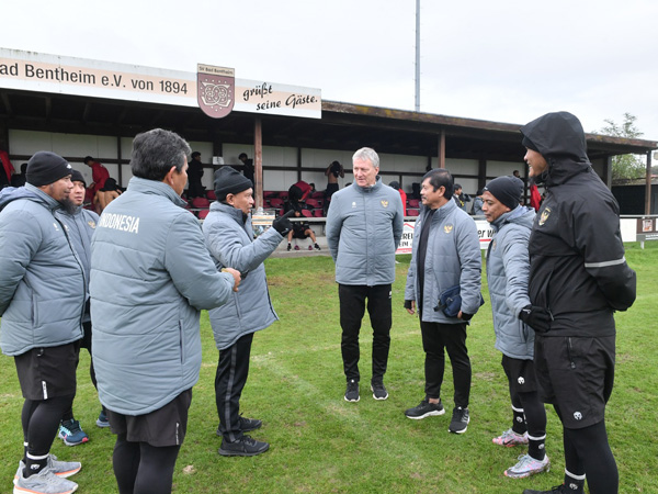 Waketum PSSI, Zainudin Amali memantau langsung latihan timnas Indonesia U-17 di Jerman