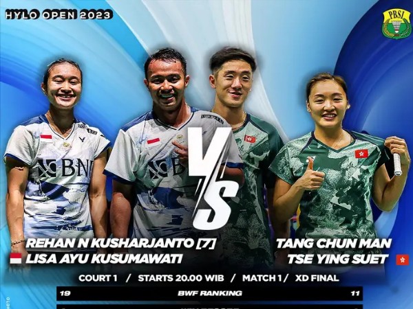 Jadwal Final Hylo Open 2023: Peluang Indonesia Bawa Pulang 2 Gelar ...