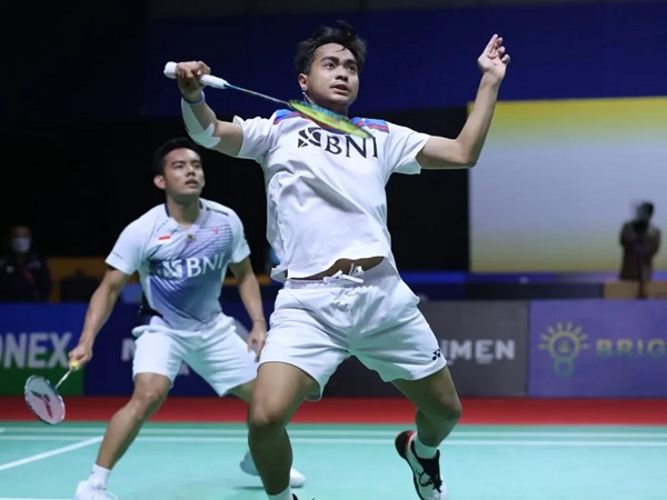 Rahmat Hidayat fokus latih kekompakan dengan Kevin Sanjaya sebelum berlaga di Korea Masters 2023.