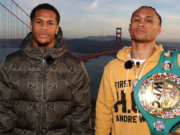 Devin Haney (kiri) dan Regis Prograis. (Foto: Matchroom Boxing)