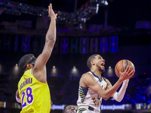 Tyrese Haliburton akui ketangguhan Lakers saat menang di Final In-Season Tournament.