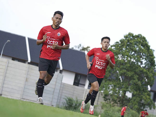 Latihan skuat Persija Jakarta