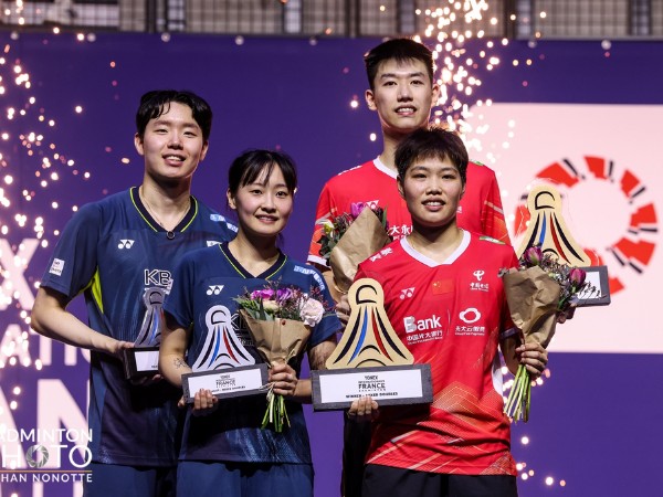 Feng Yanzhe/Huang Dongping Kampiun Ganda Campuran French Open 2024