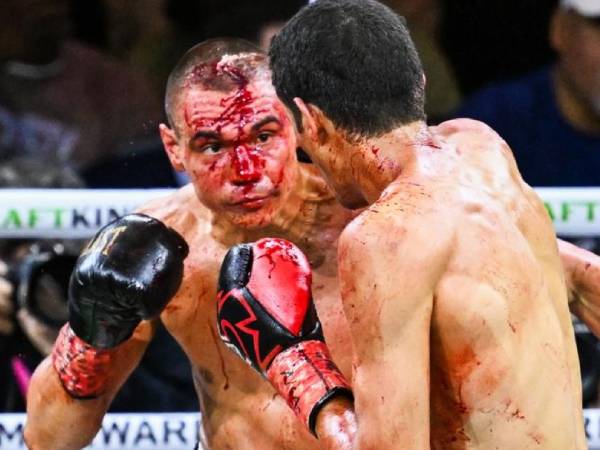 Tim Tszyu (kiri) dan Sebastian Fundora. (Foto: News Corp)