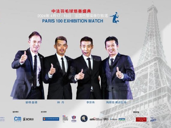 Lin Dan, Lee Chong Wei, Taufik Hidayat & Peter Gade Berkumpul di Paris